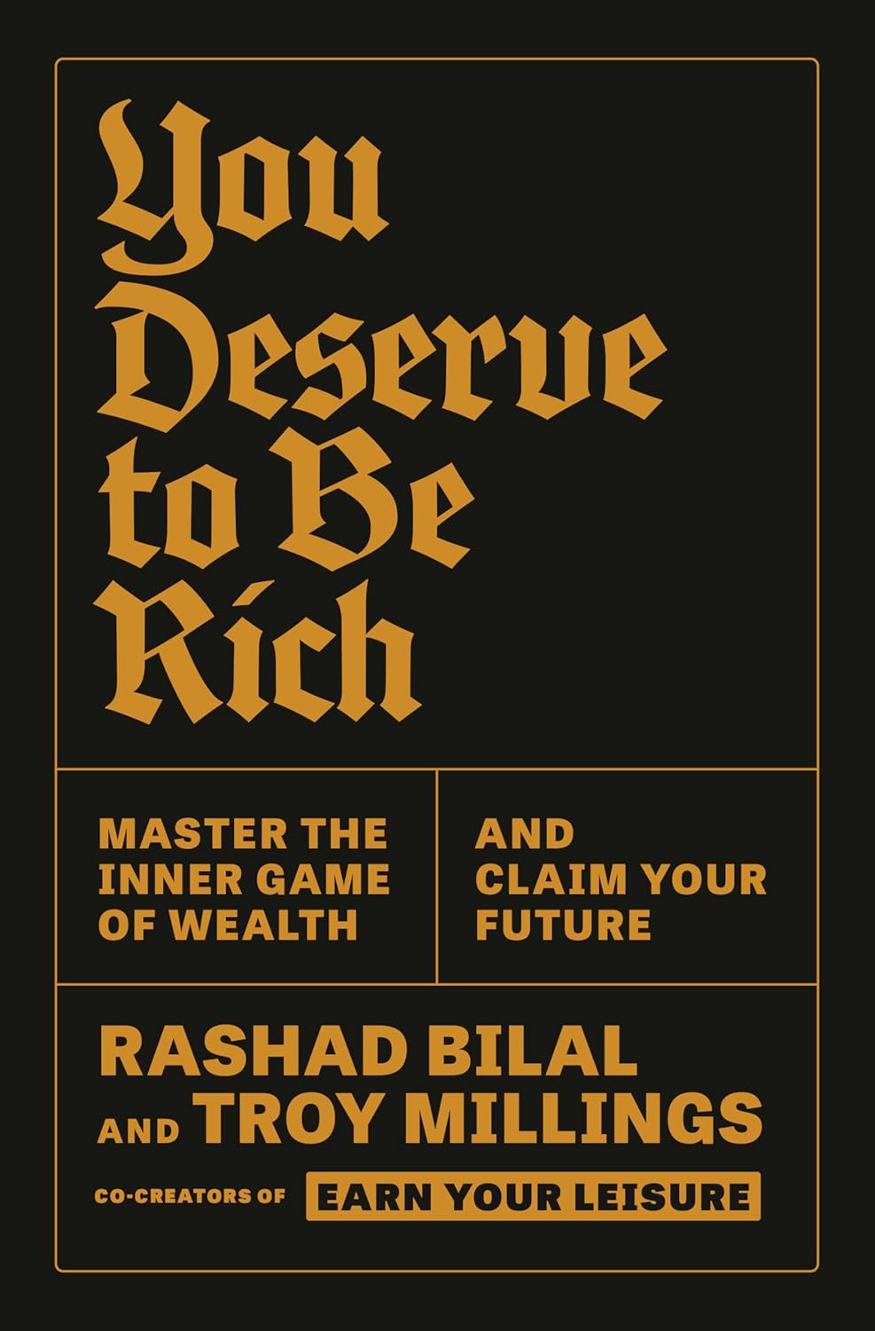 《You Deserve to Be Rich》封面，作者Rashad Bilal & Troy Millings